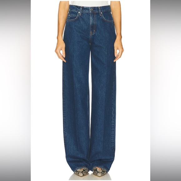 GRLFRND Rey Mid Rise Trouser in Rodeo Dr, 24 - Picture 1 of 7